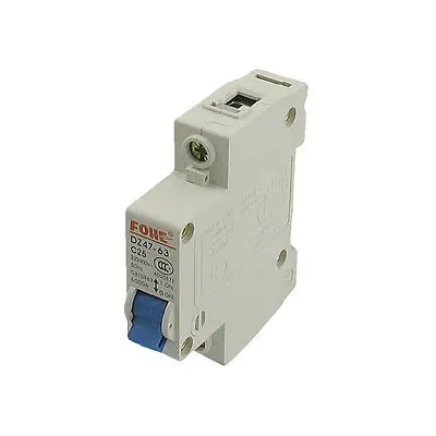 

AC 230V/400V 25A Single Pole Overload Protection MCB Mini Circuit Breaker