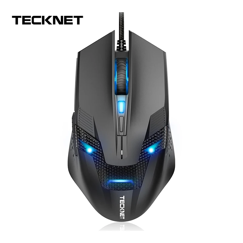 Оптическая мышь TeckNet RAPTOR Беспроводная игровая 4800 dpi проводная 3200 эргономичная
