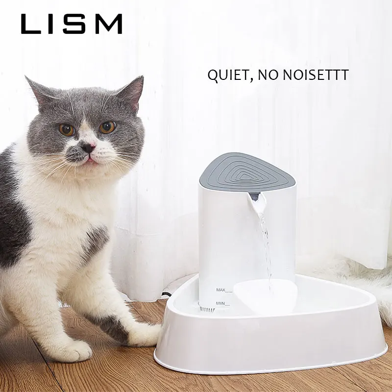 1.5L большой емкости Электрический автоматический кошачий фонтан диспенсер поилка миска для кошек собак устройство для питья товары для домашних животных
