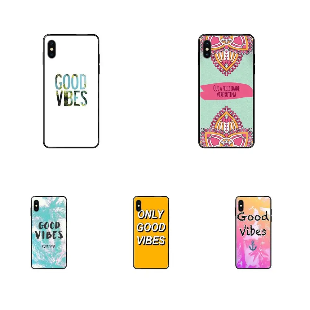 Цитаты Good Vibes Only для Samsung Galaxy A5 A6 A7 A8 A10 A10S A20 A20S A20E A30S A40 A50 A70 A71 A70E уникальный |
