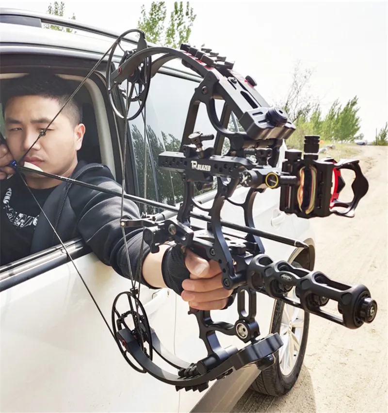 

Howsports compound bow 40-70 Lbs hunting bow short axis triangle bow shot fish hunting fish game bow outdoor profession hunting