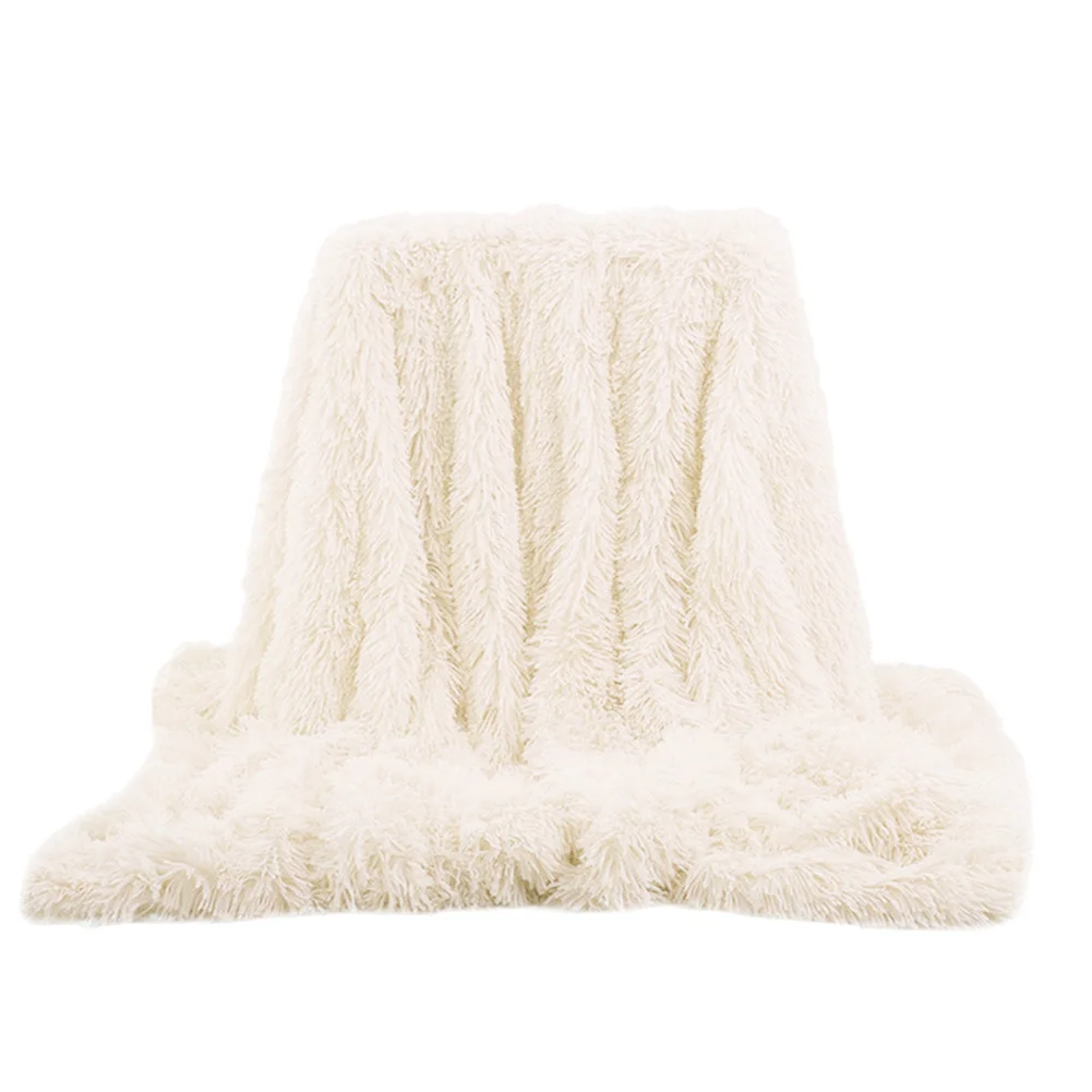 Прямая поставка одеяло мягкий легкий Пушистый Плюшевый теплый постельные принадлежности для зимнего домашнего дивана спальни P666