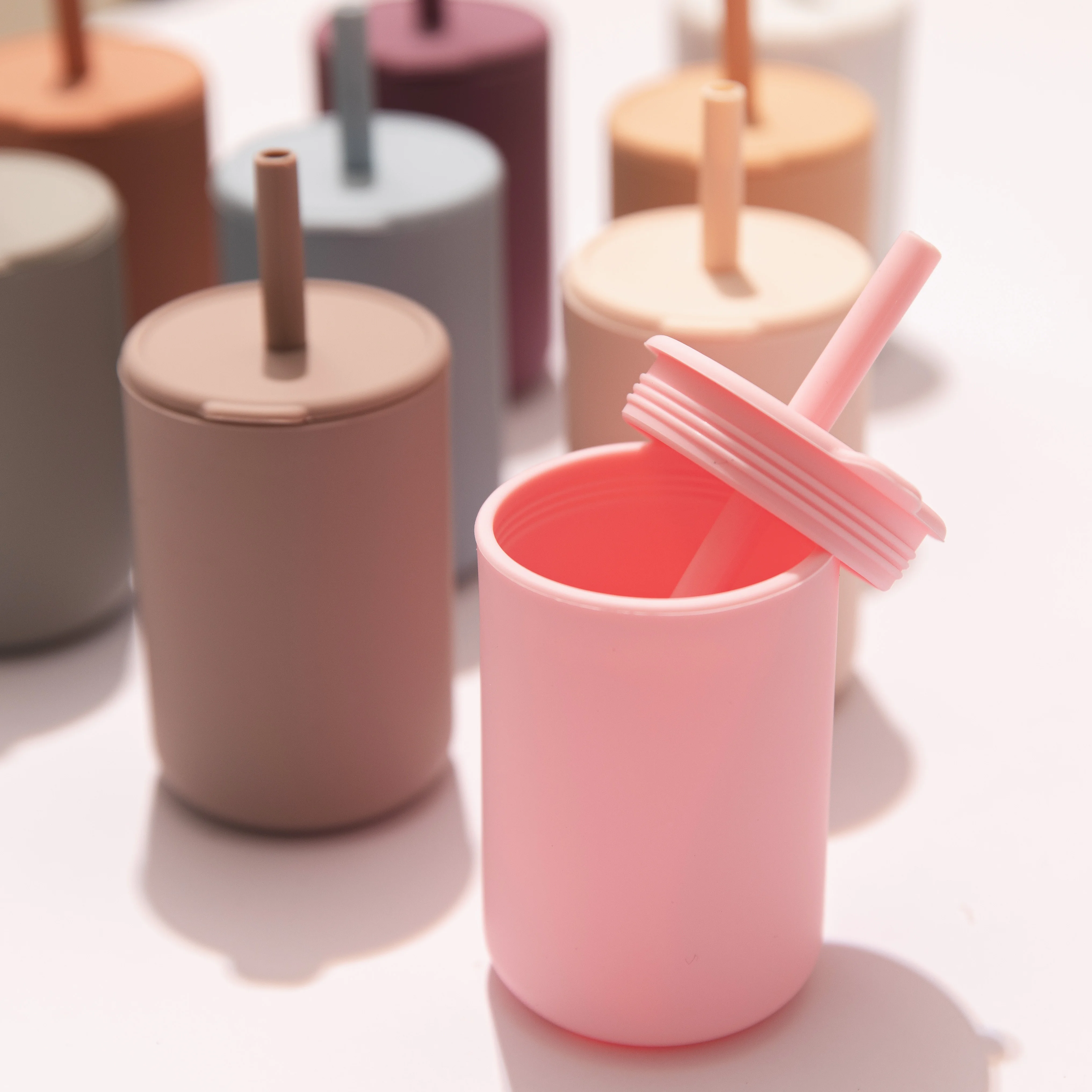 Closeout Drinking-Straw-Cups Water-Cups Bpa-Free Training Sippy Baby Silicone Kids with No  xmQKM8aBZxo