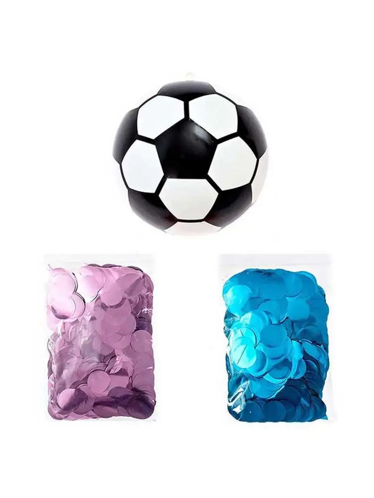 Gender Reveal Ball Set creativo Exploding Powder pallone da calcio neonati  maschi ragazze ultime decorazioni per feste paillettes in polvere rosa blu  - AliExpress