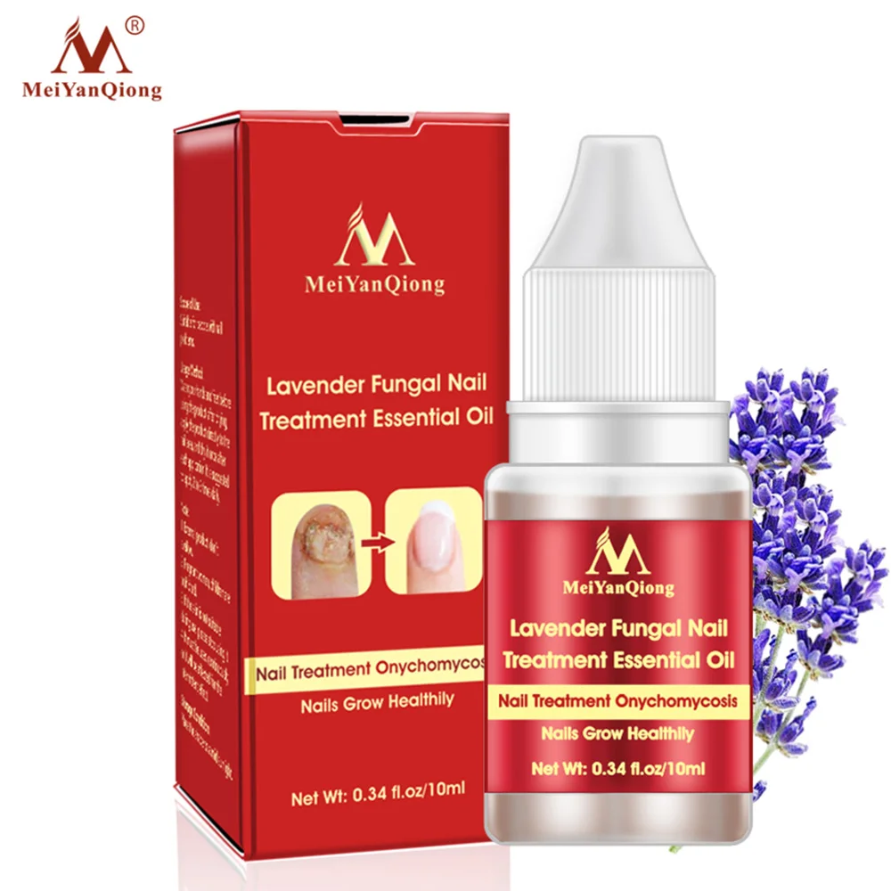 

MeiYanQiong Lavender Fungal Nail Treatment Essential Oil Nail Nourishing Brightening Promote Nails Grow Onychomycosis Foot Care