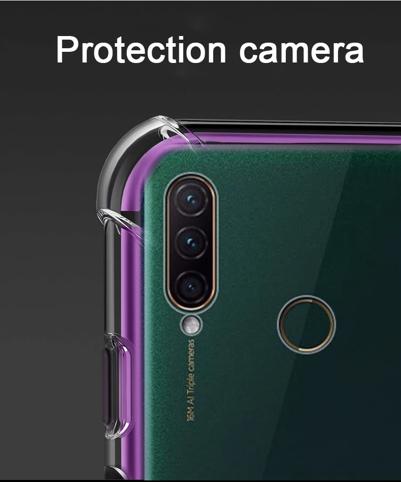 Прозрачный чехол для lenovo Z6 Pro Z6 Lite, молодежный чехол с воздушной подушкой, Мягкий Силиконовый ТПУ бампер, противоударный гелевый Чехол
