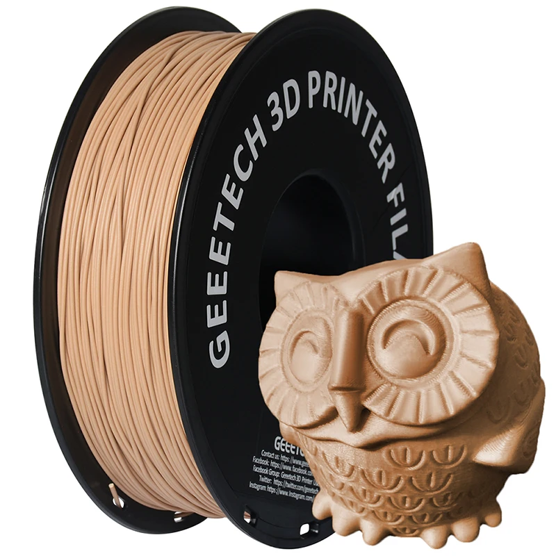 thumbnail image 1 of GEEETECH Silk PLA Filamento 3D Bobina de alambre de 1 kg y 1,75 mm Material para impresora 3D Recargas para impresión 3D Entrega rápida Envasado al vacío, 1 of 5