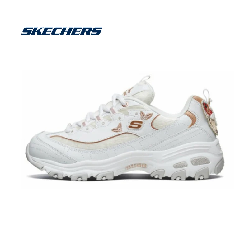 Skechers-zapatillas de deporte con plataforma para mujer, zapatos  deportivos de marca de lujo, calzado de tenis grueso, informales,  13170-WTRG - AliExpress Calzado