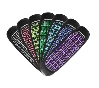 

C120 2.4G Mini Keyboard Wireless Smart Remote with 7 colors Backlight Air mouse