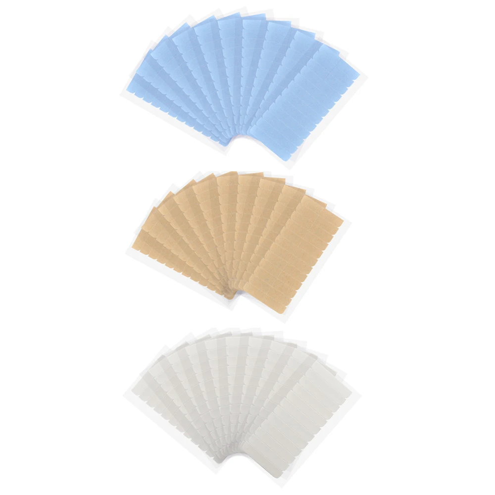 120 Pieces 0.8cm x 4cm Hair Extension Tape Tabs Double Sided