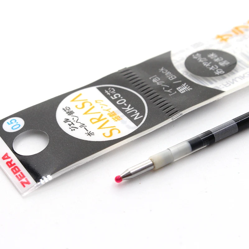 Zebras NJK-0.5 Ink Cartridge 0.5mm Pen Refill for J4SA11 Japan Black Color 2