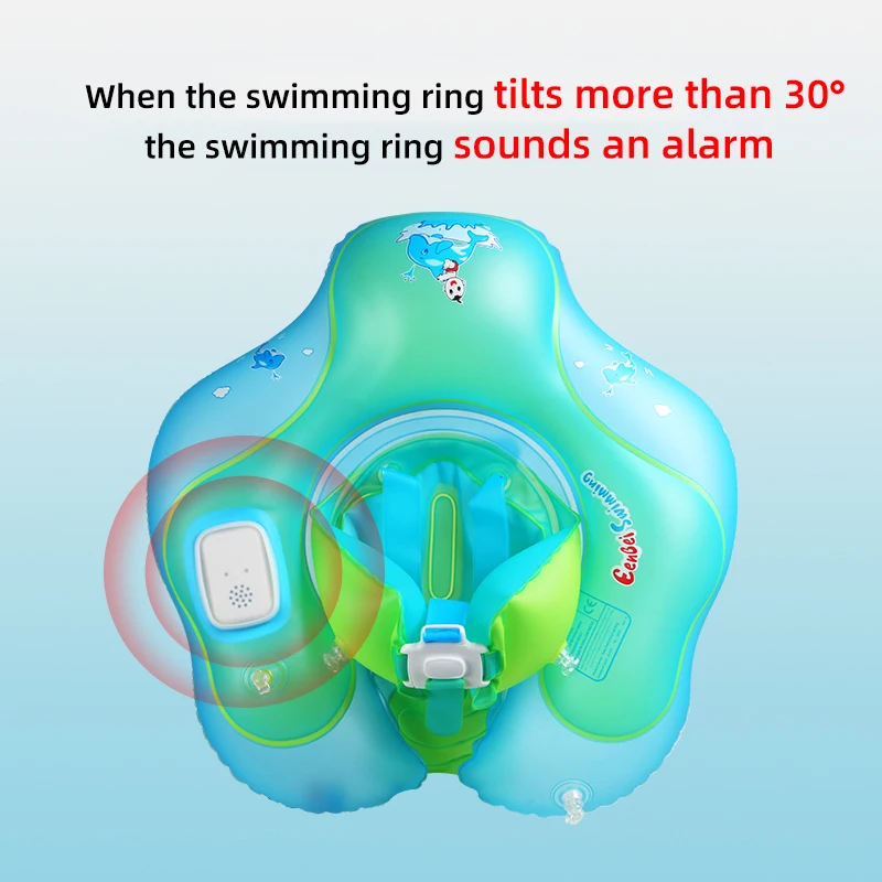 Eenbei Baby Swim Float Rollver Alarm Baby Swimming Ring Tilts More Than