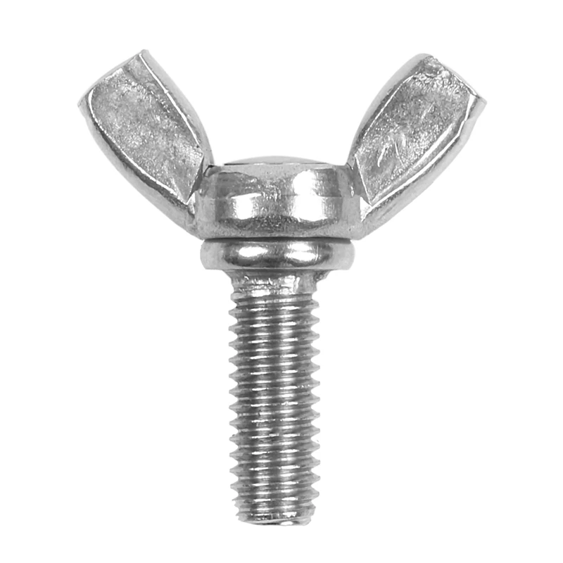 

Metric M6x16mm Stainless Steel Metal Wing Nut Wing nut Hardware Bolt Screw
