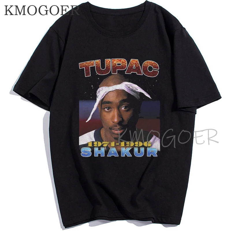 2pac Тупак Шакур Повседневная Уличная одежда Мужская мода хип-хоп Рэп звезда