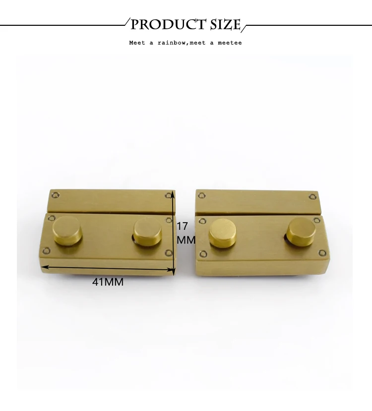 2/5/10Pcs 27x41mm Handbag Lock Bag Metal Buckle Twist Locks