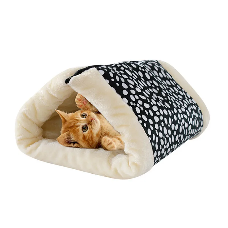 Hot Selling Cat Bed Super Soft Pet Mat for Puppy Cat Warm Cat Tunnel Comfortable Dog Bed Winter Dog House Durable Pet Products