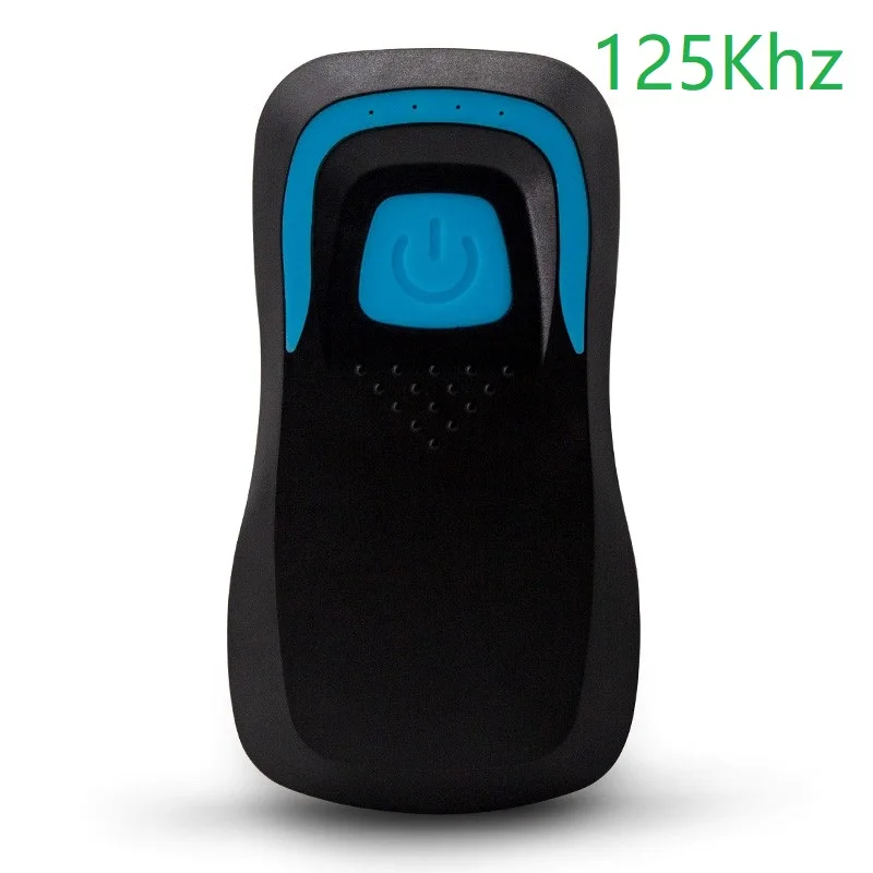 125Khz Black 125 кГц 13,56 МГц Bluetooth беспроводной считыватель карт с сканированием штрих-кода для Android Winn iOS - Цвет: 125Khz Black
