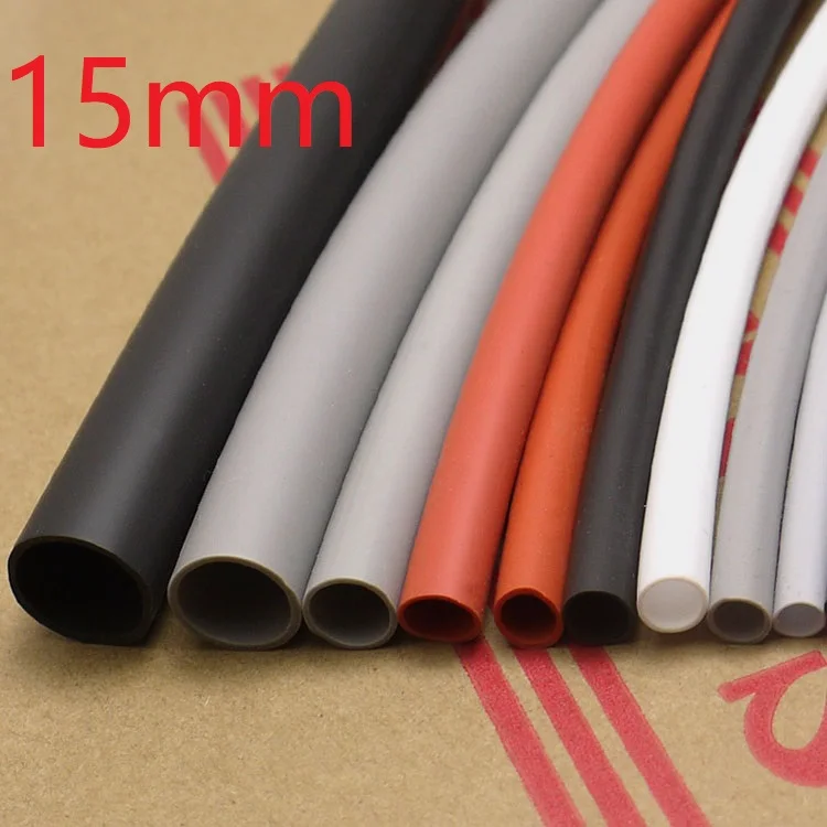 Diameter 15mm Flexible Silicone Heat Shrink Tubing Insulated High