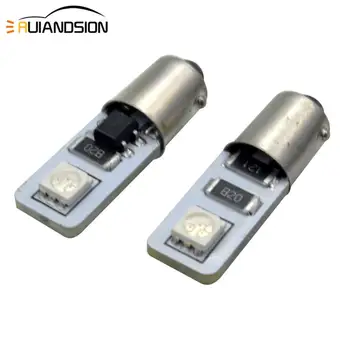 

Canbus 2pcs BAX9S LED AC12V Light H6W 5050SMD Bulb Indicators Interior Lighting Error Free Led Car Light Auto Lamp Amber