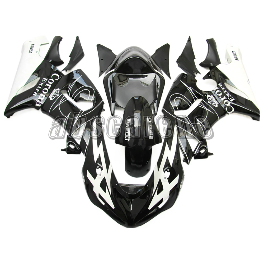 Полный комплект обтекатель для Kawasaki ZX6R ZX-6R 2005 2006 05 06 ABS пластиковые детали для мотоцикла капоты черные белые обтекатели