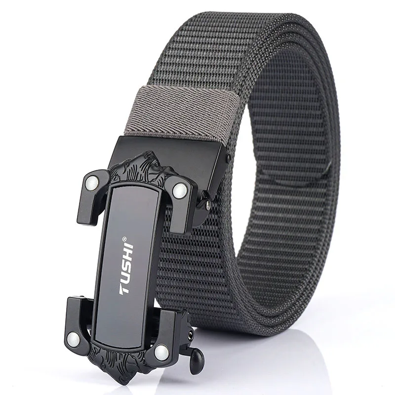 

Luxury Men Belt Trending Products 2020 Pasek Do Spodni Cummerbund Nylon Knitted Metal Casual Fashion Gothic Decor Accesories