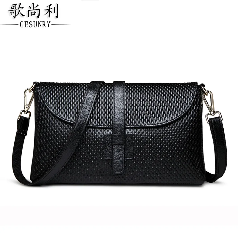 

2019 New Style WOMEN'S Leather Bags Europe And America Fashion Full-grain Leather Shoulder Bag Simple WOMEN'S Cross-body Bag Fas
