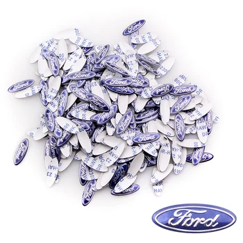 

10PCS Car Logo Badge Stickers Keychain for Fords Focus 1 2 3 MK1 MK2 MK3 Fusion Sticker For Auto Key Ring Decoration Accessories