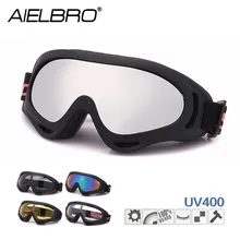 AIELBRO UV400 лыжные очки для мужчин и женщин, анти-туман, для взрослых, зимние лыжные очки, сноуборд, снежные очки, анти-УФ, MTB, очки для катания на коньках