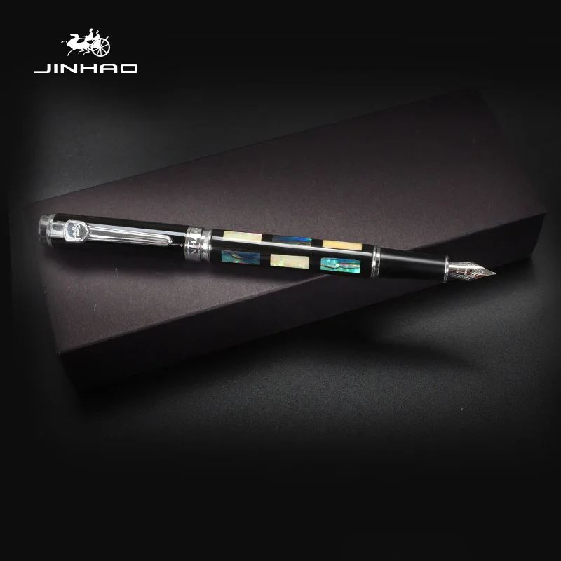 

Перьевая ручка Jinhao 8802, преобразователь красивых чернил, тонкий наконечник, канцелярские принадлежности, Офисная школьные письменные принадлежности, подарок