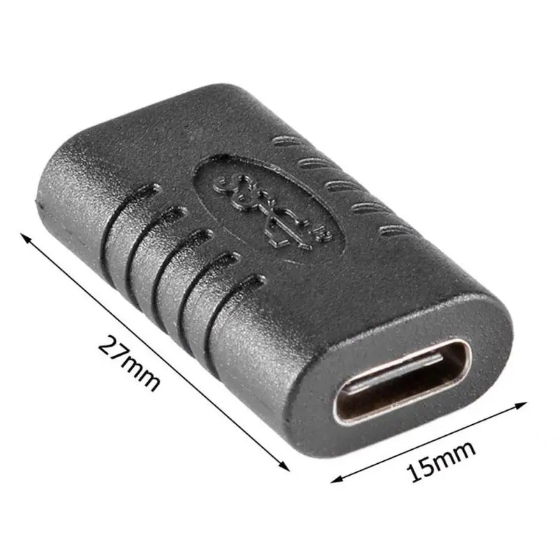 Прочный Женский адаптер износостойкий 3 шт. usb type C USB-C зарядный конвертер удлинитель адаптер Поддержка Реверсивный