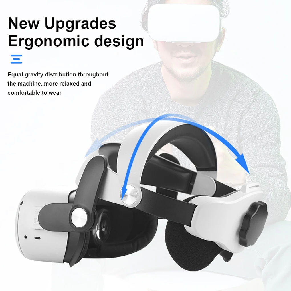 VR Headset Head Strap Anti slip PP Plastic Ergonomic Design For Oculus