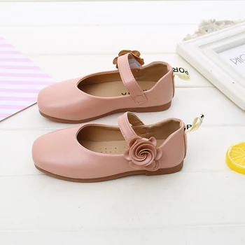 

Soft PU Baby Leather Shoes for Children Girls Princess Shoes Kids Flowers Flat Boys Dress Shoes