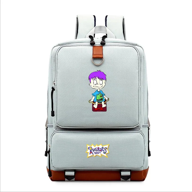 Rugrats в Париже школьная сумка pringting Рюкзак Mochila Студенческая сумка на плечо дорожная сумка для ноутбука рюкзак для подростков