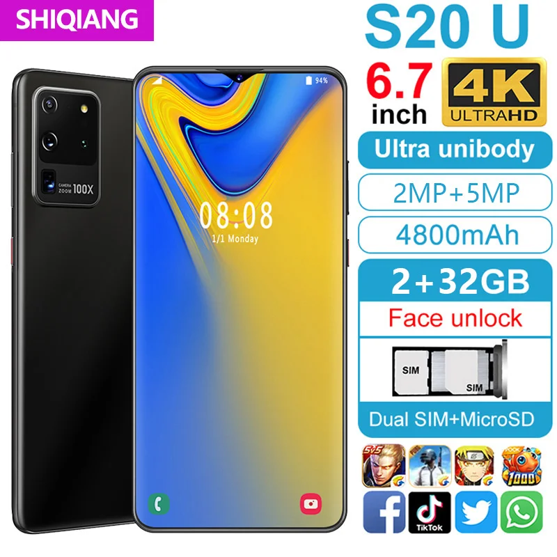 SOYES S20U Mobile Phone Android Face ID Fingerprint 6.7\