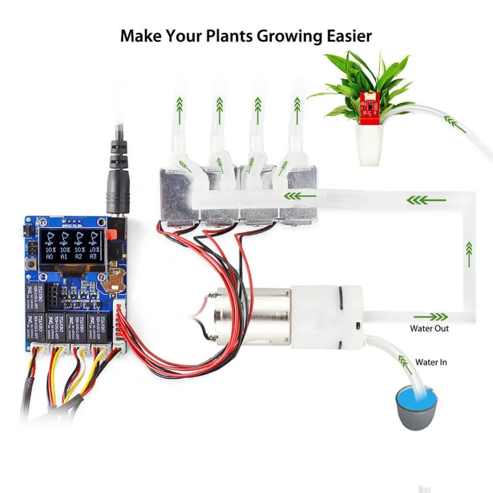 Automático Inteligente Planta Rega para Arduino Capacitivo Sensor de Umidade do Solo