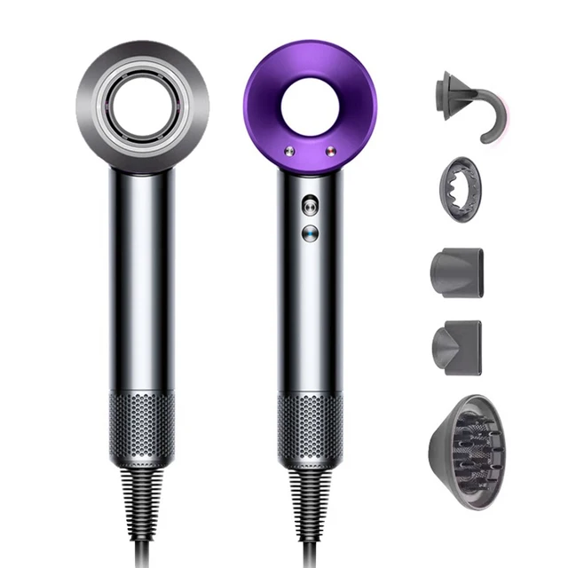 Hair Dryer Professional Salon Leafless Blower Hair Supersonic Dryer Hair Travel Home Blow Dryer Free Shipping purple