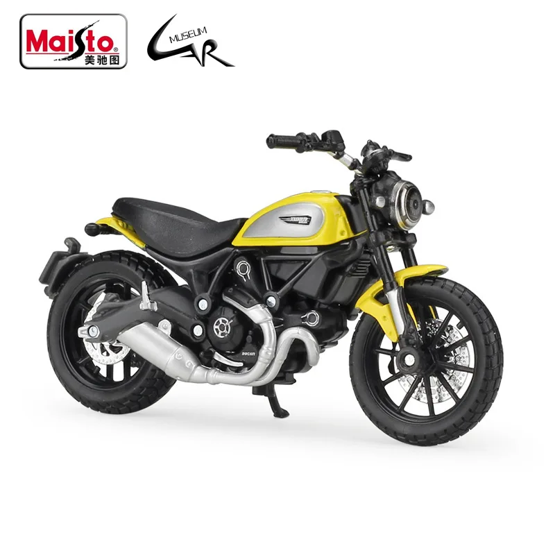 

Maisto 1:18 Ducati Scramble Metal Diecast Scale Model Motorcycle Kit Display Collections Gift Toy