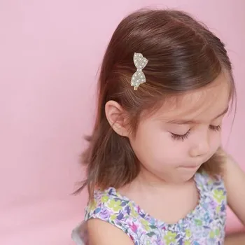 

2020 Baby Kids Girls Cute With Fashion Pearl Design Hair Clips Bowknot Rabbit Heart Shape Princess Hair Accessories