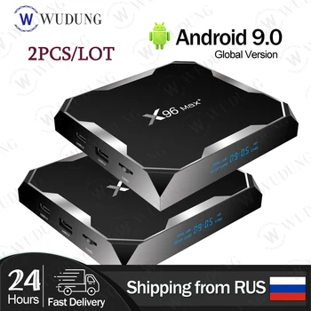 

2PCS/Lot X96 Max Plus Android 9.0 Smart TV Box Amlogic S905X3 Quad Core 4G 32G/64G 2.4G&5.0G BT4.0 8K HD Set-Top Box PK X96 MAX