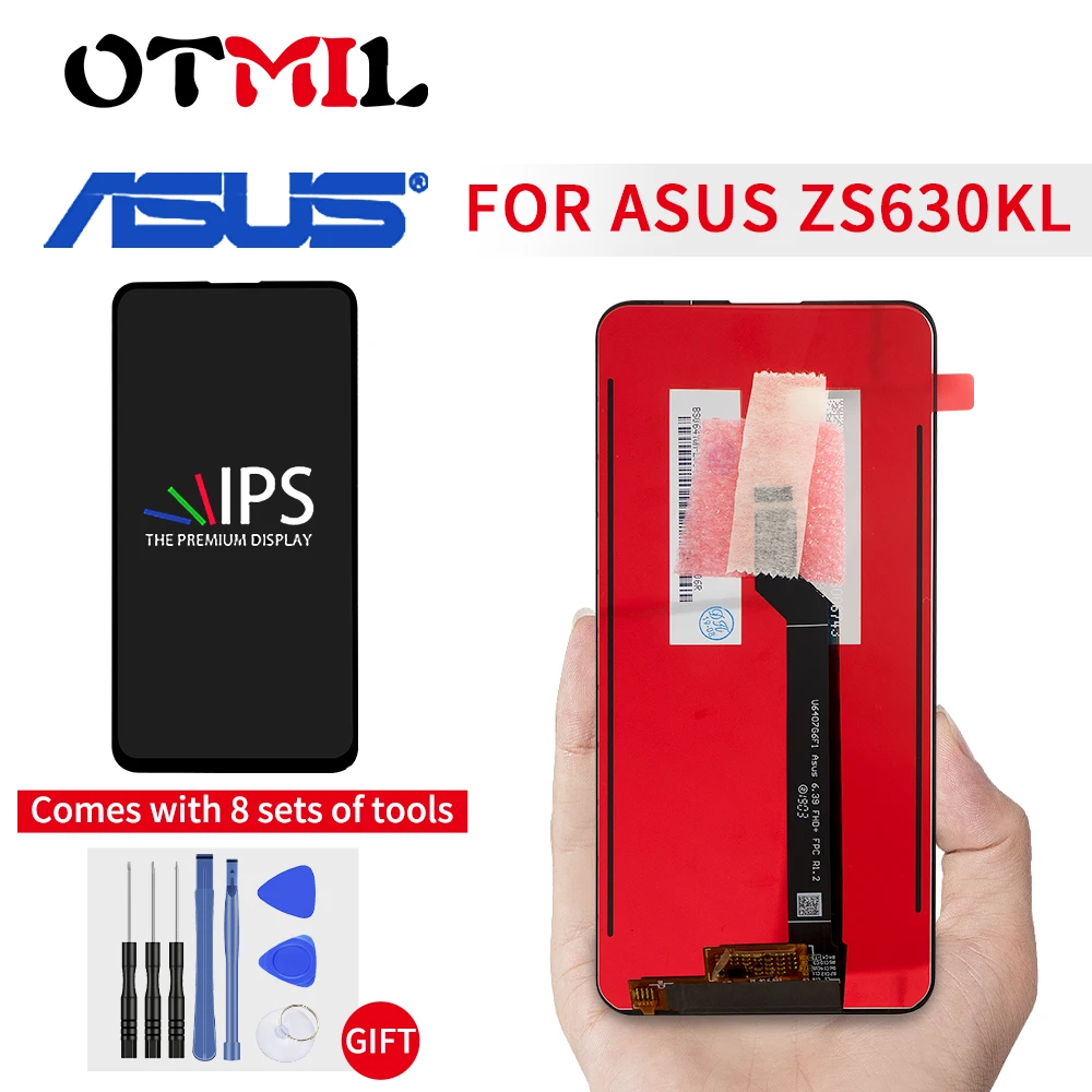 

6.4" Original For ASUS Zenfone 6 2019 ZS630KL LCD Display Touch Screen Digitizer For ASUS Zenfone6 ZS630KL I01WD Zenfone 6Z LCD