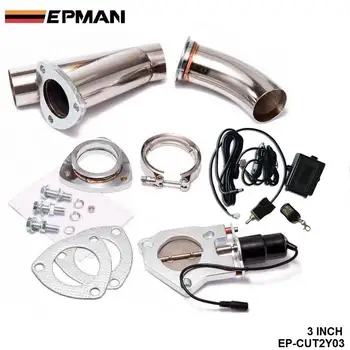 

3" Elextric Exhaust Catback Cutout/E-cutout W/Switch Valve System Kit+ Remote For BMW E46 M3/330/328/325 EP-CUT2Y03