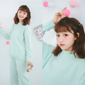 

Autumn Winter Women Pyjamas Sets Pajamas Sleepwear Suit Warm Coral Flannel Nightgown Female Cartoon Animal Pijama Muje