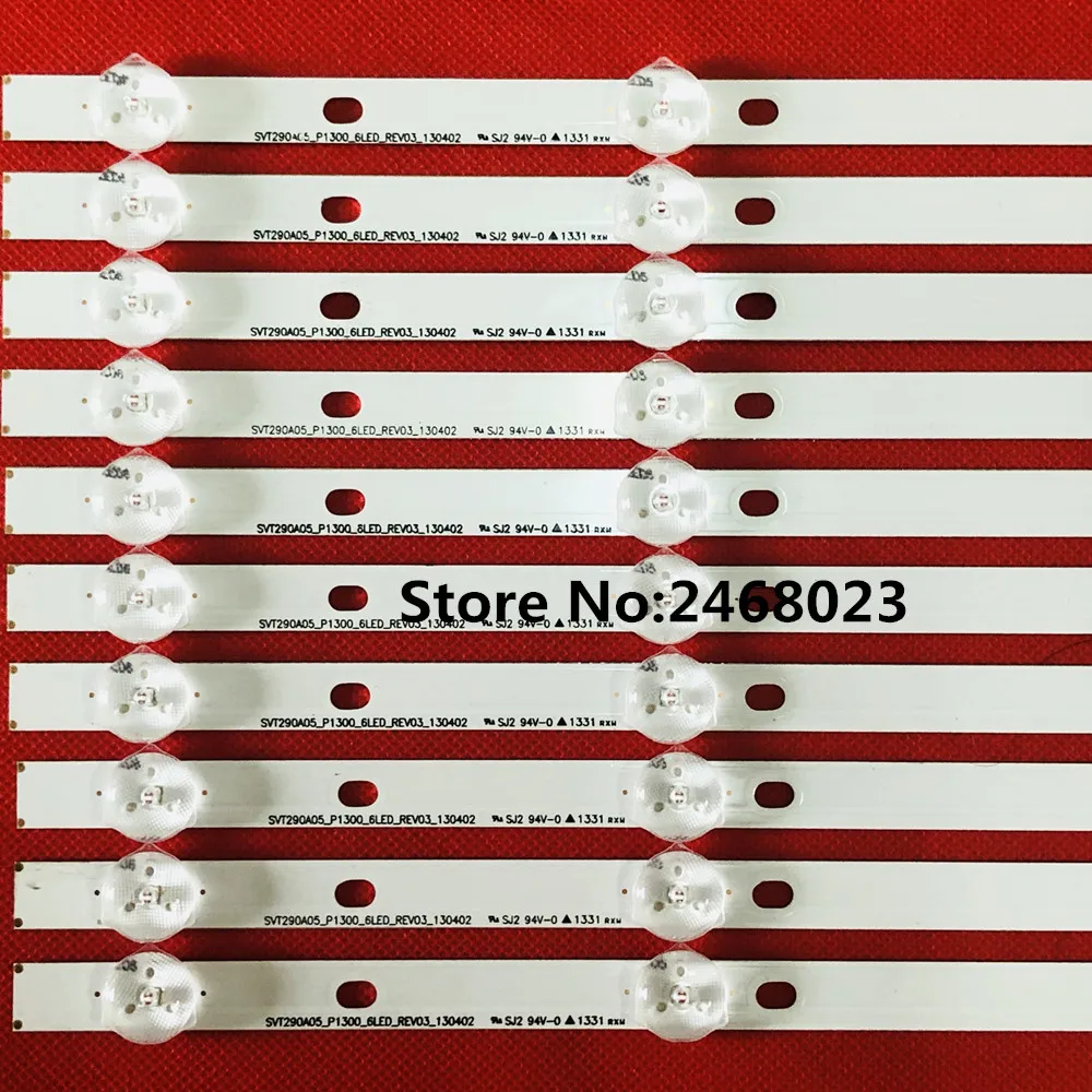 10 шт./лот 100% новая светодиодная лента SVT290A05 P1300 6LED REV03 светодиодные ленты для