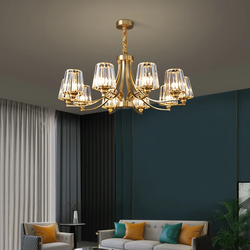 

Nordic crystal Gold E27 Pendant Lights Lighting Pendant Lamps for Home Decor Living Room Bar Cafe Loft Kitchen Fixtures Hanglamp