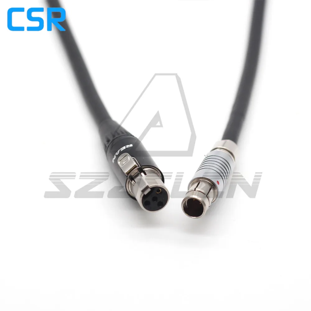 ARRI Alexa RS 3pin 12V to mini xlr 4 pin female для Tvlogic 055 056 058 кабель питания для монитора