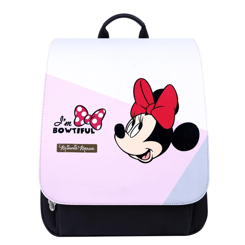 

Disney Mummy Diaper Backpacks Large Capacity Mommy convenient nappy bags with USB heater & 2 stroller hooks for baby born