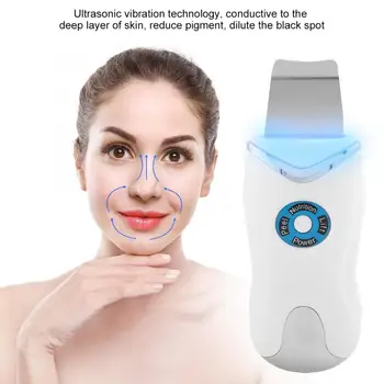 

Ultrasonic Facial Skin Scrubber Pore Deep Cleaning Blackhead Acne Removal Photon Rejuvenation Skin Cleaner Machine