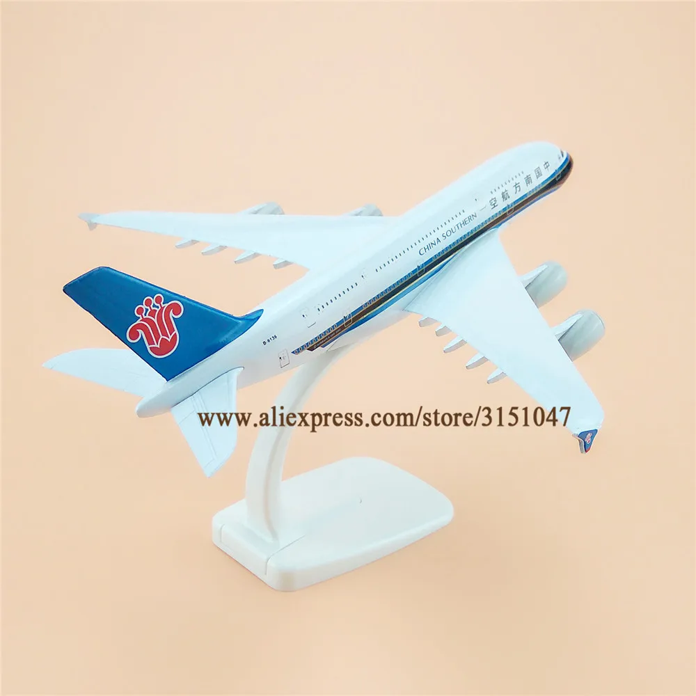 Модель самолета из металлического сплава 18 см Южный Аэробус 380 A380|gift|gift giftsgifts china |