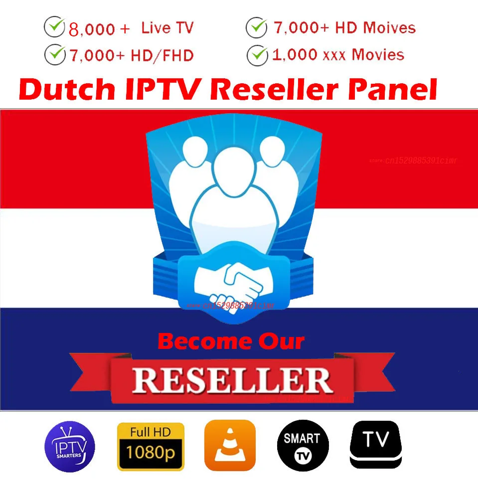 

Netherlands iptv Reseller Panel Dutch Live TV Sports control panel with credits contains for IPTV resellers IPTV M3U