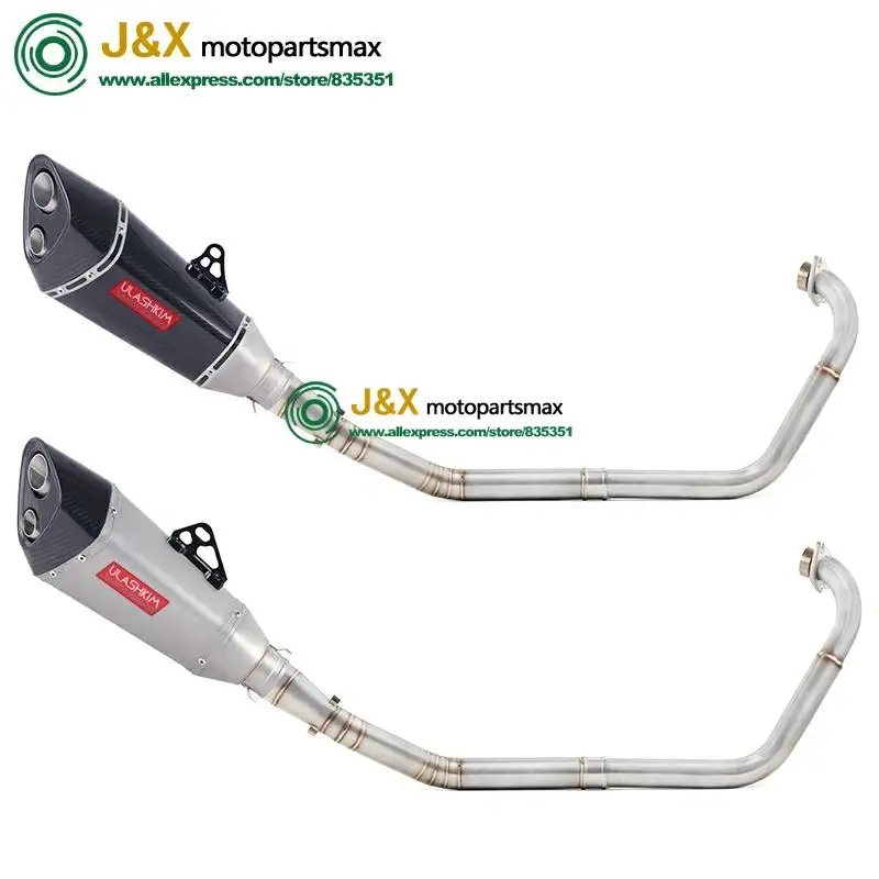 Полная выхлопная система мотоцикла Escape slip on для yamaha YZF R15 MT15 MT-15 2008- средняя труба глушителя DB-Killer